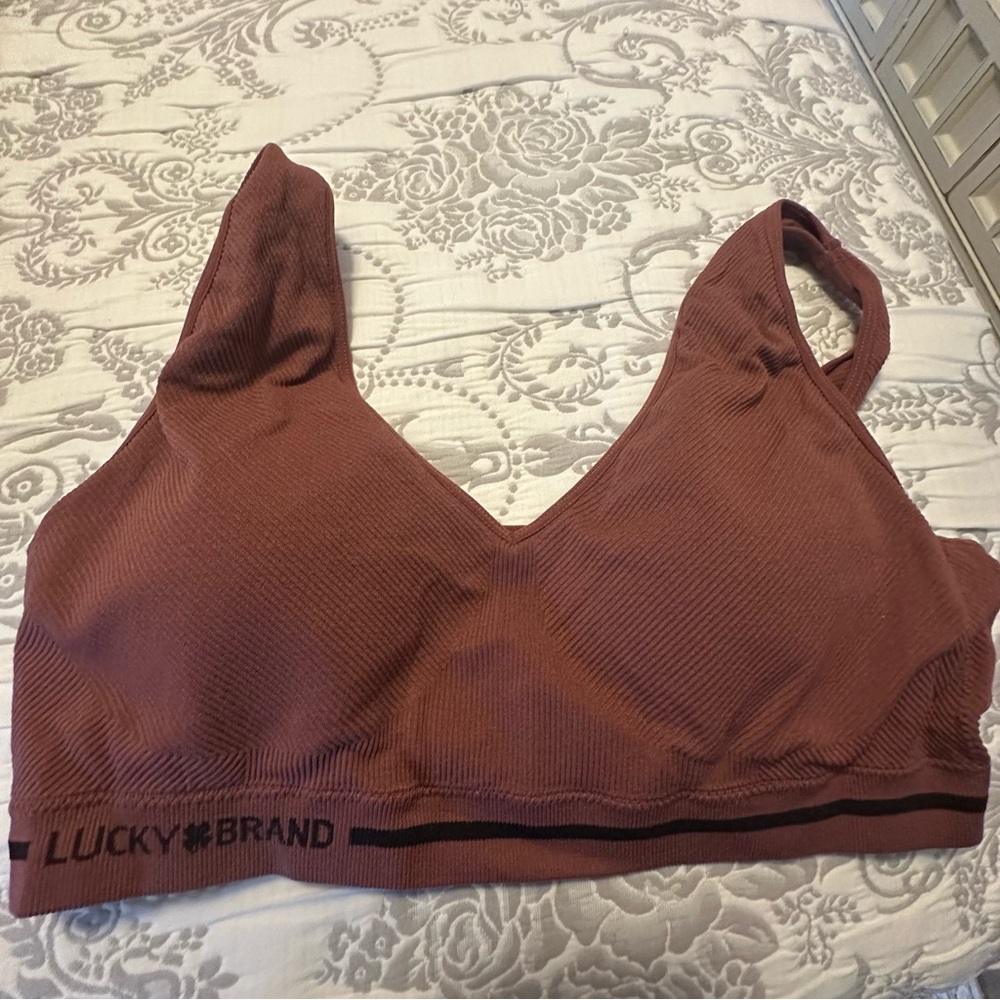 Lucky Brand lounge bra with pads. XL